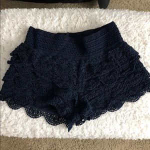 Laced shorts